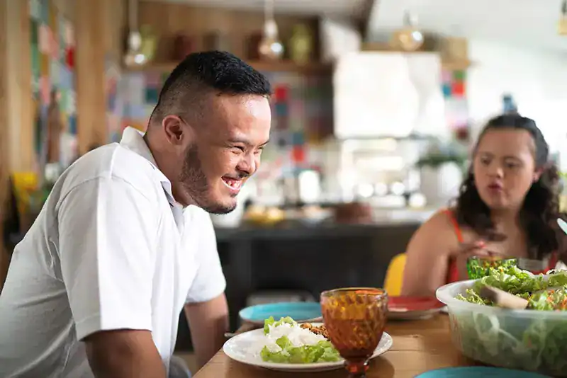 Empowering Weight Loss: A Comprehensive Guide for Individuals with Disabilities 2 Image of a disabled man and balance around nutrition to aid weight loss Crawley