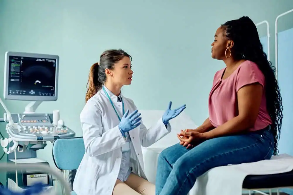 Rejuvenating Intimacy: Exploring Surgical Solutions for Vaginal Laxity 1 Woman have consultation about vaginal laxity Crawley